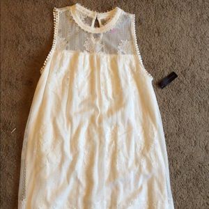 White lace dress
